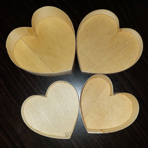 two wooden rainbow painted handmade boxes - Picture 3 of 8